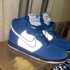 Men Nike Dunk-2012 silver reflection